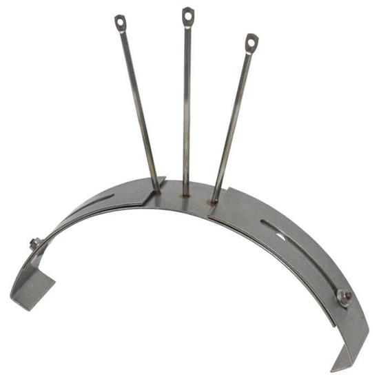 191 Staffa tonda inox con pilastrini per protezione colmo del tetto - Osd gruppo Ecotech srl - Allontanamento piccioni,disinfestazione,HACCP, roditori